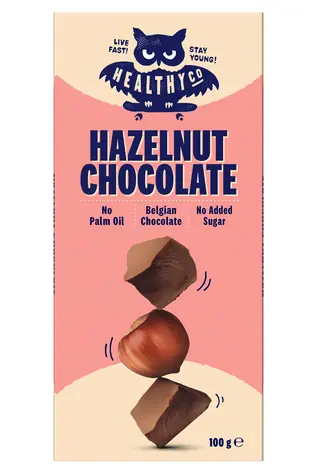 HealthyCo Čokoláda oříšková 100g
