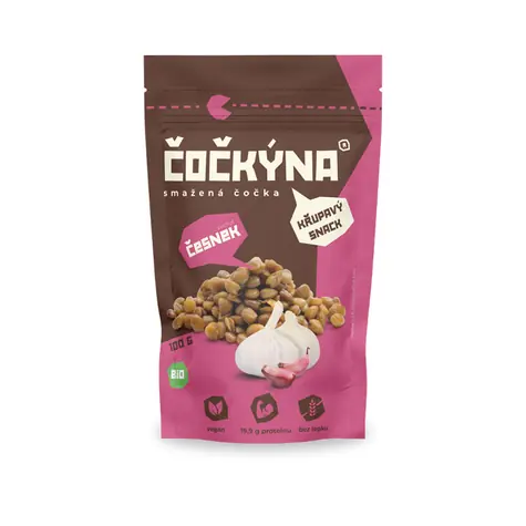 Čočkýna Smažená čočka 100g : Česnek