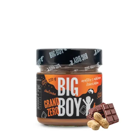 BIG BOY® Grand zero s mléčnou čokoládou 220g
