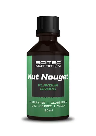 Scitec Nutrition Flavour Drops ořechový nugát 50 ml