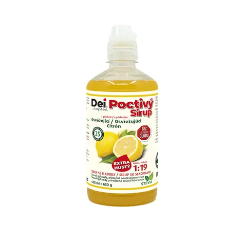 DeiSirup Poctivý Sirup citron 485 ml