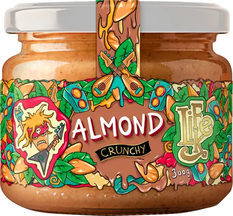 LifeLike Almond cruchy 300 g
