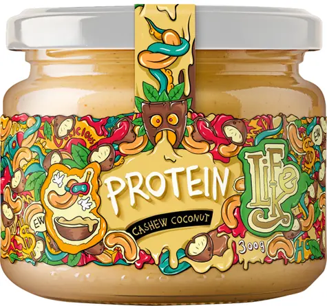 LifeLike Protein Kešu krém s kokosem 300 g