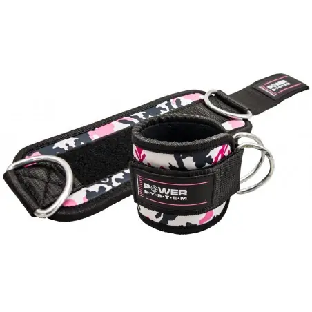 Power System Ankle Straps Camo pink