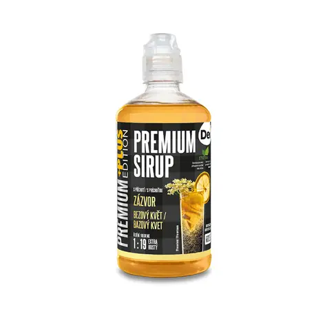 DeiSirup Premium Plus Sirup zázvor bezový květ 485 ml