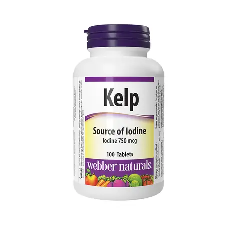 WEBBER NATURALS KELP 575MG 100 TABLET