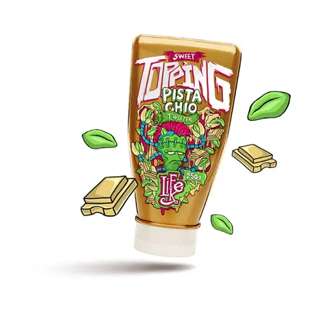 LifeLike Sweet Topping Twister pistachio 250 g