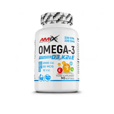 Amix Omega 3 D3+K2+E 90 cps