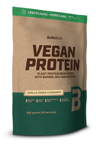 BioTech Vegan Protein 500 g vanilla cookie