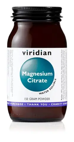 Viridian Magnesium Citrate Powder 150 g