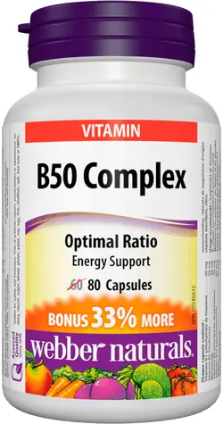 Webber naturals B50 Complex 80 tablet