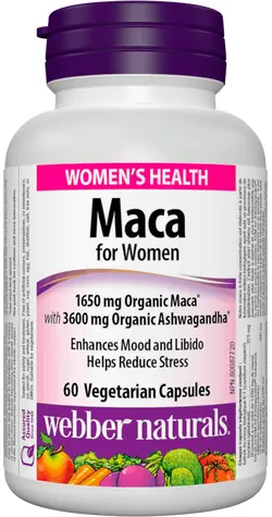 Webber Naturals Maca pro ženy 60 kapslí