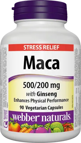 Webber Naturals Maca with Ginseng 500/200 mg 90 cps
