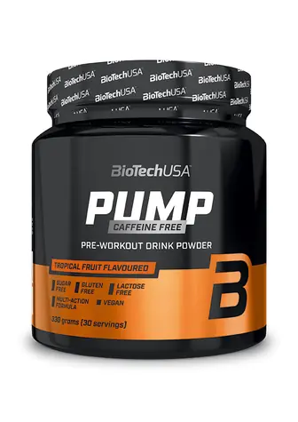 BioTech Pump Caffeine Free 330 g lemon ice tea