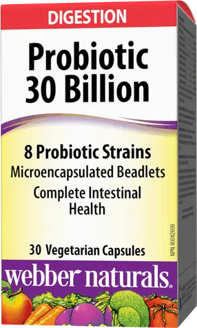 WEBBER NATURALS Probiotic 30 Billion 30 kapslí