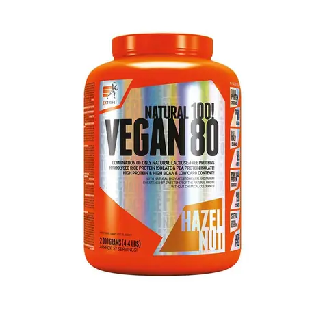 Extrifit Vegan 80 hazelnut 2000 g