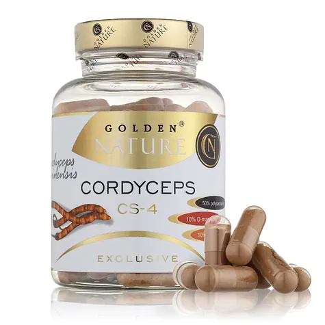 Golden Nature Exclusive Cordyceps sinensis CS-4 50% polysacharidů 100 cps.