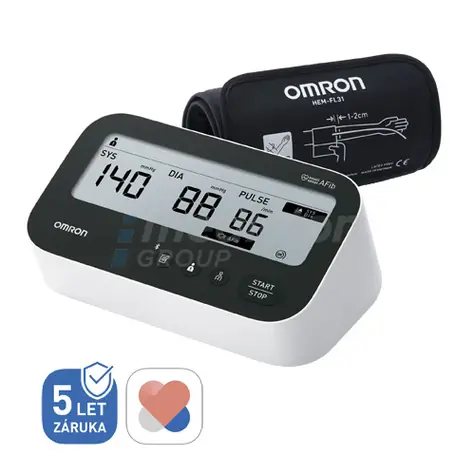 OMRON M4 Connect AFib černá / Digitální tonometr