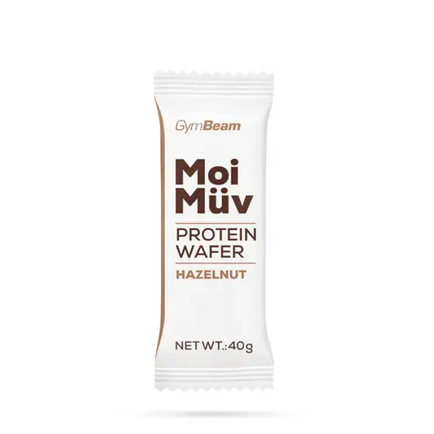 MoiMüv Protein Wafer - GymBeam (lískový ořech, 40 g)
