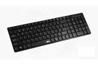 AIREN KEYBOARD AiBoard Slim / klávesnice / CZ / černá