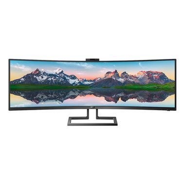 49" Philips 499P9H černá / VA / LED / 5120 x 1440 / 32:9 / 60Hz / 5ms / 3000:1 / 450cd-m2 / DP & HDMI & USB-C
