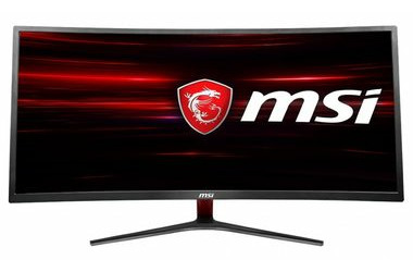 Rozbaleno - 34&quot; MSI Optix MAG341CQ černá / VA / 3440 x 1440 / 21:9 / 8ms / 3000:1 / 250cd-m2 / DP & HDMI & DVI  / rozbaleno