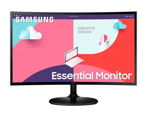 24" SAMSUNG S360C černá / VA / 1920 x 1080 / 16:9 / 4ms / 3000:1 / 250cd / HDMI+VGA 