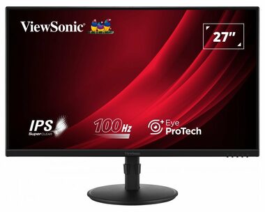 27" Viewsonic VG2708A-MHD černá / IPS / 1920 x 1080 / 16:9 / 5ms / 1300:1 / 250cd-m2 / HDMI + DP + VGA / Pivot / VESA 