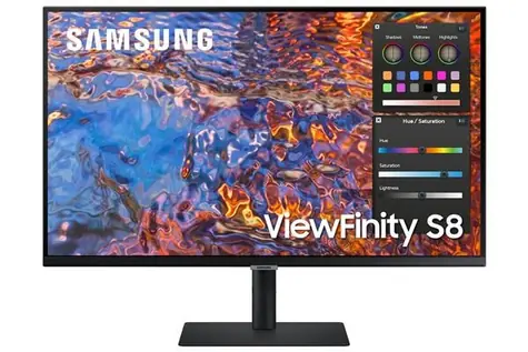 32" SAMSUNG ViewFinity S80PB černá / IPS / 3840 x 2160 / 16:9 / 5 ms / 1000:1 / 350cd-m2 / HDMI + DP / VESA