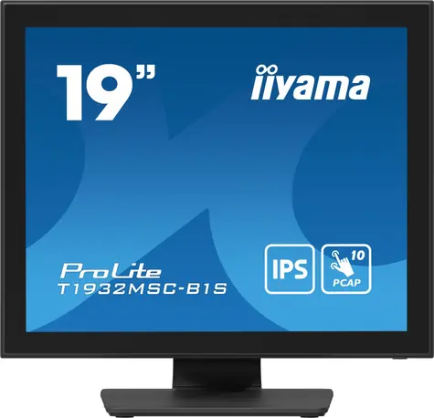 19" IIYAMA ProLite T1932MSC-B1S černá / IPS / 1280x1024 / 5:4 / 14ms / 1000:1 / 225cd / repro / VGA / HDMI / DP