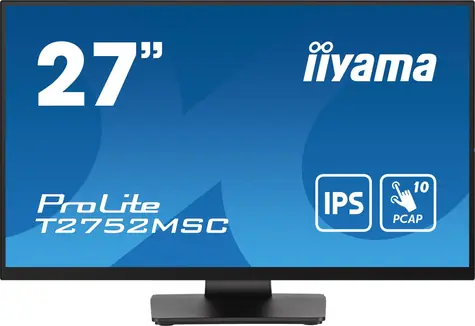 27" IIYAMA ProLite T2752MSC-B1 černá / IPS / 1920x1080 / 16:9 / 5ms / 1000:1 / 360cd / repro / HDMI / DP