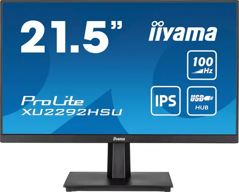 21.5" IIYAMA ProLite XU2292HSU-B6 černá / IPS / 1920x1080 / 16:9 / 0.4ms / 1000:1 / 250cd / repro / HDMI / DP