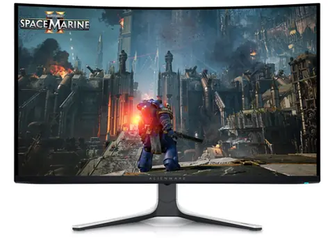 31.6" DELL AW3225QF Alienware curved bílá / QD-OLED / 3840x2160 / 16:9 / 0.03ms / 1000cdm2 / HDMI / DP / USB-C
