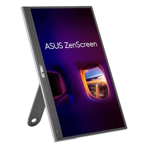 15.6" ASUS ZenScreen MQ16AHE černá / 1920 x 1080 / OLED / 16:9 / 1ms / 100000:1 / 400cd-m2 / 1x Mini HDMI + 1x USB-C