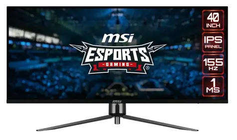 40" MSI MAG401QR černá / 3440 x 1440 / IPS / 21:9 / 1ms / 1000:1 / 400cd-m2 / HDMI + DP + USB-C / VESA 