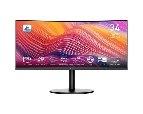 34" MSI Modern MD342CQP / VA / 3440x1440 / 21:9 / 3500:1 / 4ms / 300cd-m2 / HDMI&DP&USB-C / VESA