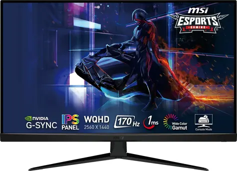31.5" MSI G321Q černá / 2560 x 1440 / IPS / 16:9 / 1ms / 1200:1 / 300cd-m2 / HDMI + DP / VESA 