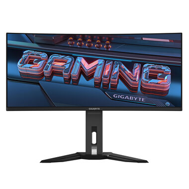 Rozbaleno - 34" GIGABYTE MO34WQC černá / LCD / 3440 x 1440 / OLED / 16:9 / 0.03ms / 1.5M:1 / 250cd-m2/2x HDMI+1x DP / rozbaleno