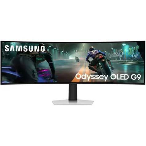 49" Samsung Odyssey G9 OLED / stříbrná / 5120 x 1440 / 32:9 / 0.03ms / 1000000:1 / 250cd-m2 / HDMI & DP & USB