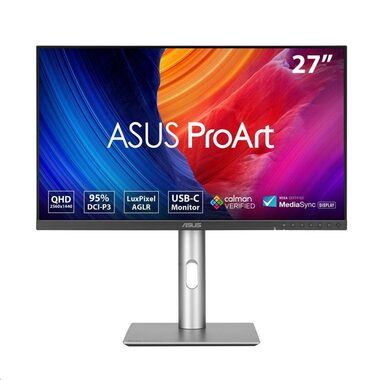27" ASUS ProArt PA278CFRV černá / LED / 2560x1440 / IPS / 16:9 / 5ms / 1000:1 / 350 cd-m2 / HDMI + USB-C + DP / VESA