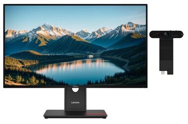 27" Lenovo ThinkVision T27Q-40 s MC60 černá / IPS / 2560×1440 / 4ms / 1500:1 / 350cd-m2 / HDMI+DP / VESA / Pivot