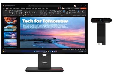 27" Lenovo ThinkVision T27QD-40 MC60 černá / IPS / 2560×1440 / 4ms / 1500:1 / 350cd-m2 / HDMI+DP / VESA / Pivot