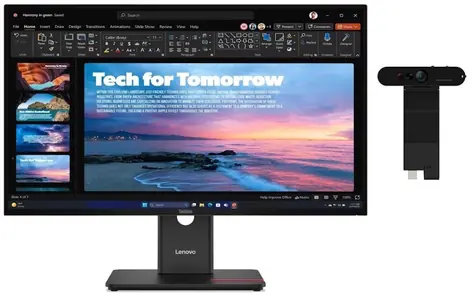 27" Lenovo ThinkVision T27QD-40 MC60 černá / IPS / 2560×1440 / 4ms / 1500:1 / 350cd-m2 / HDMI+DP / VESA / Pivot