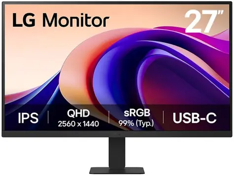 27" LG 27U631A-B.AEUQ černá / IPS / 2560x1440 / 16:9 / 1000:1 / 250cd-m2 / 5ms / HDMI