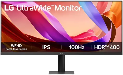 34" LG 34U511A-B černá / IPS / 2560x1080 / 21:9 / 400cd-m2 / 1000:1 / HDMI / DP / VESA