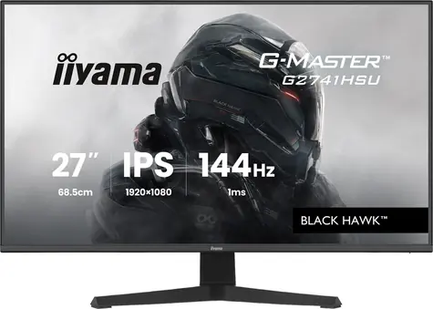 27" IIYAMA G-Master G2741HSU-B1 černá / LED / IPS / 1920 x 1080 / 16:9 / 1 ms / 1500:1 / 350cd-m2 / VESA