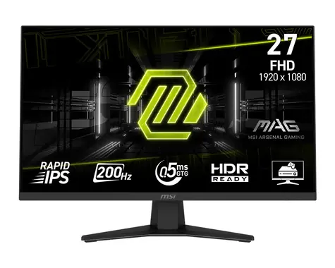 27" MSI MAG 274FDE černá / FHD / IPS / 16:9 / 0.5ms / 1000:1 / 300cd-m2 / HDMI+DP / VESA