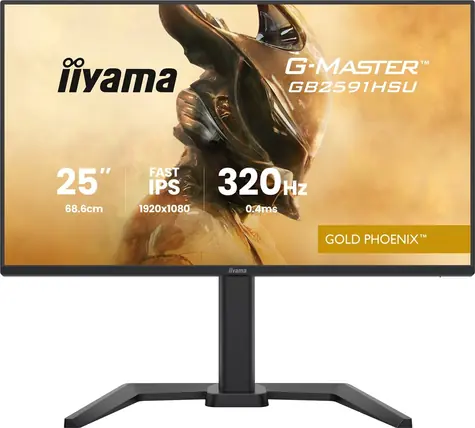 24.5" IIYAMA G-Master GB2591HSU-B1 černá / LED / IPS / 1920 x 1080 / 16:9 / 0.4 ms / 1000:1 / 350cd-m2 / VESA