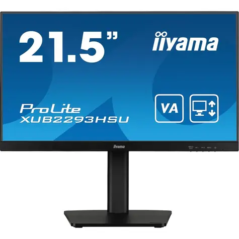 21.5" IIYAMA ProLite XUB2293HSU-B7 černá / LED / IPS / 1920 x 1080 / 16:9 / 1 ms / 1000:1 / 300cd-m2 / VESA