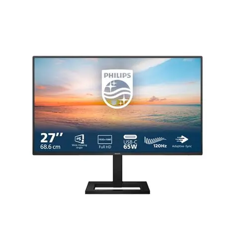 27" PHILIPS 27E1N1600AE / IPS / 2560 x 1440 / 16:9 / 4ms / 350cd-m2 / 1500:1 / HDMI / VESA